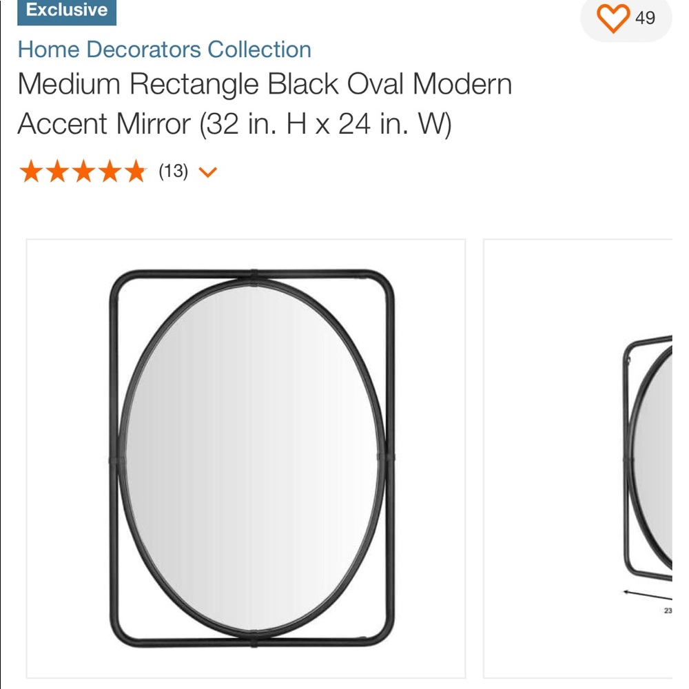 ISO sold out Home Depot mirror
